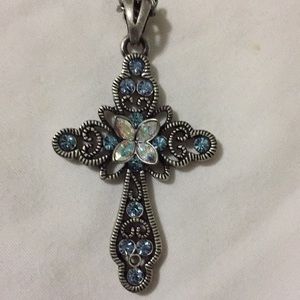 Lia Sophia cross necklace